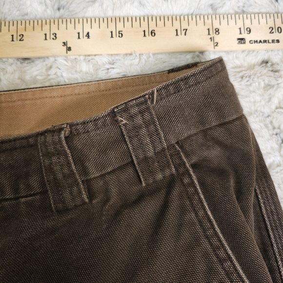 Duluth Trading Men's Brown Cargo Workwear pants Short 38x28 - Picture 14 of 14